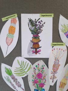 "Wyróżnione prace rysunkowe. "