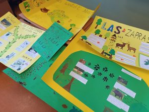 Plakaty przedstawiające Las i zwierzęta wokół nas