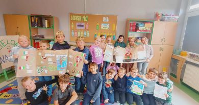 Klasa 3c prezentująca Włochy