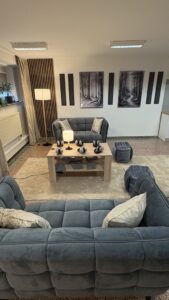 Widok na salkę wyciszeni dla uczniów niepełnosprawnych.