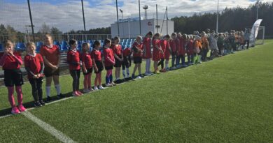 zdjęcie wszystkich dziewcząt biorących udział w turnieju